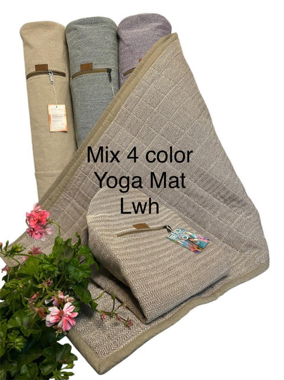 Cotton Yoga Mat and Bag Set